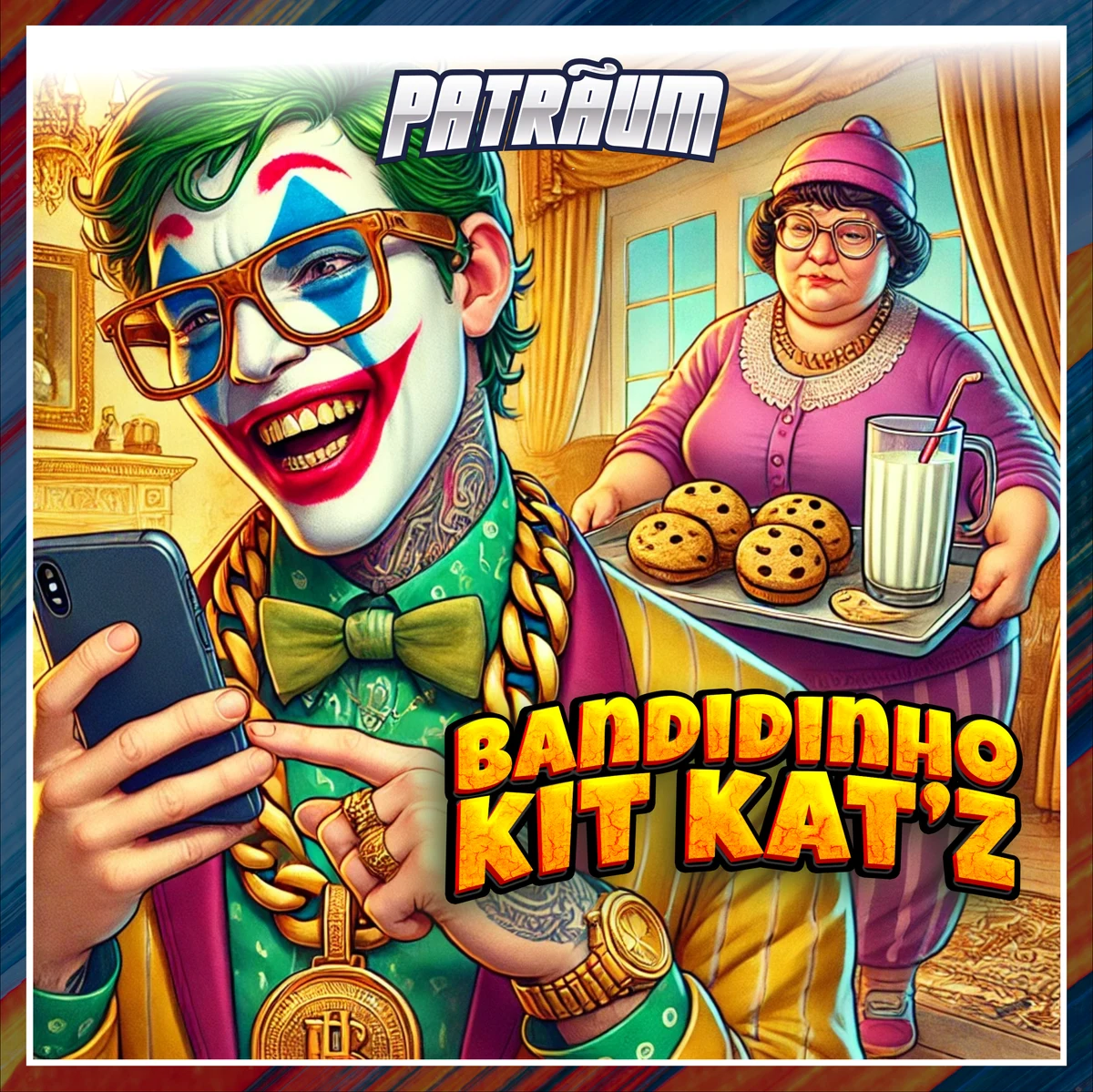 Capa de Bandidinho Kit Kat'z